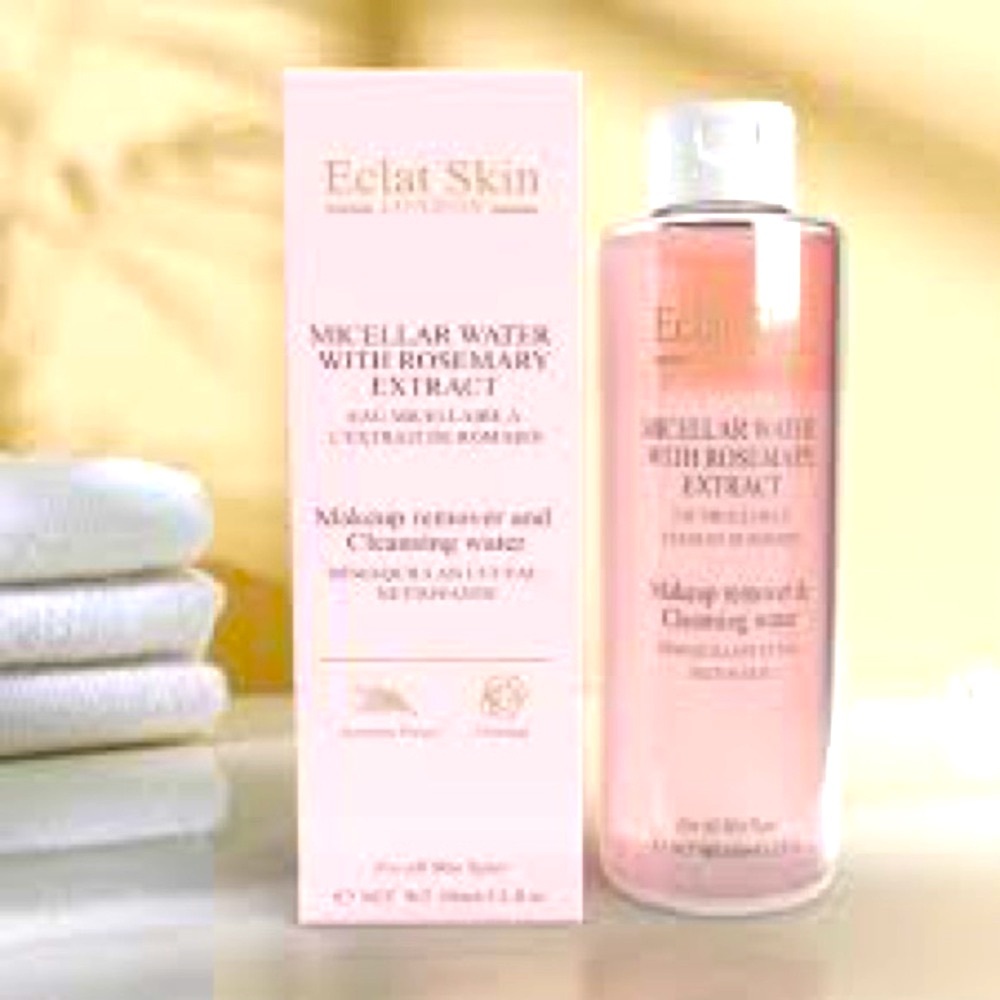 Eclat micellar water Rosemary extract new sealed in box 3.38 oz makeup remover